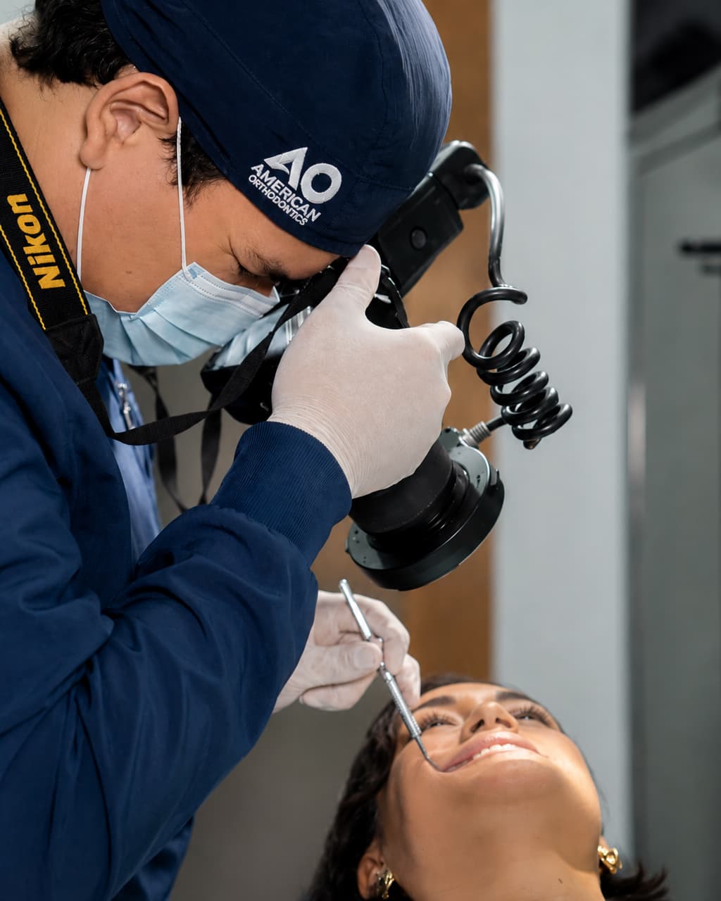Registro fotográfico del tratamiento de un paciente